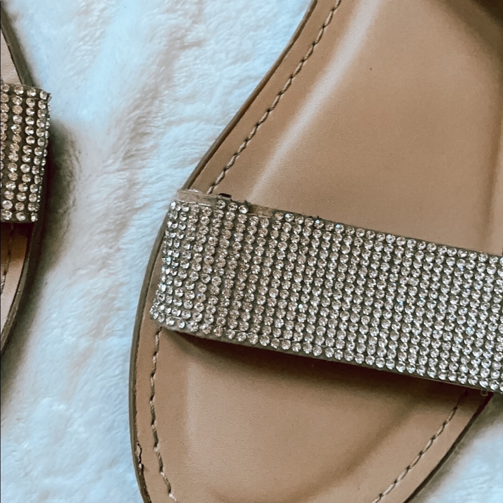 Steve Madden Marisa Rhinestone Strappy Sandals - Picture 8 of 10